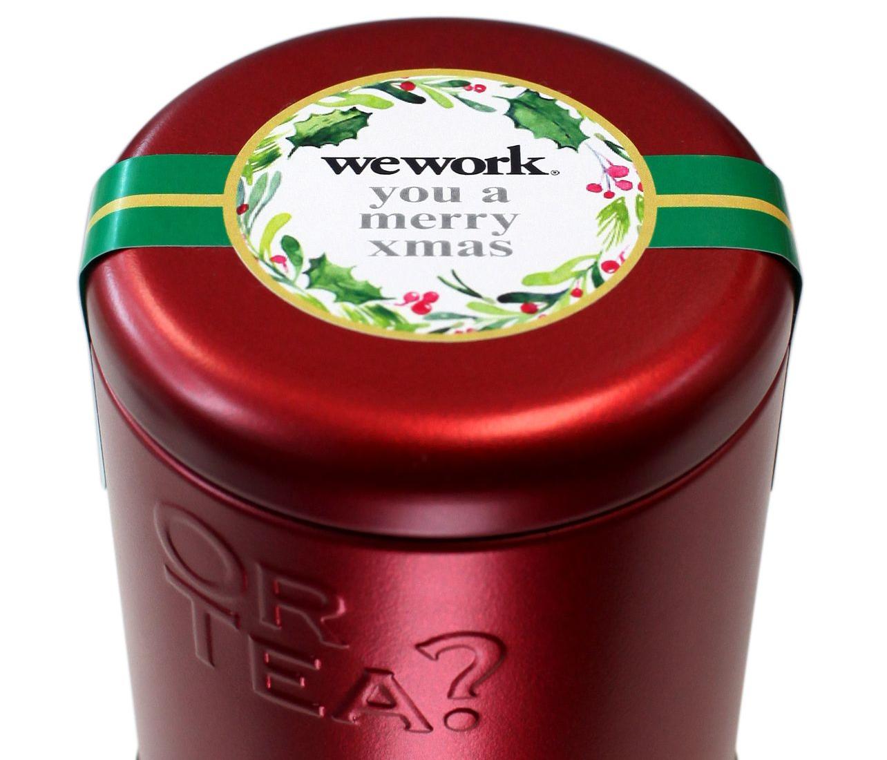Tin Canister with Sticker Tin Canister with Sticker